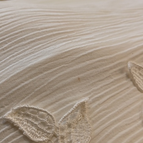 VINTAGE S. L. FASHIONS Lace Satin Boho Jacket, XL, 20" PTP, 30"L - Picture 6 of 8